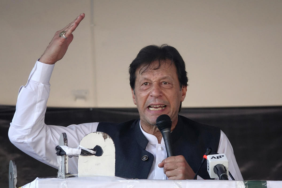 Khan said he "absolutely" believes war with India could be a possibility. (Reuters Photo)