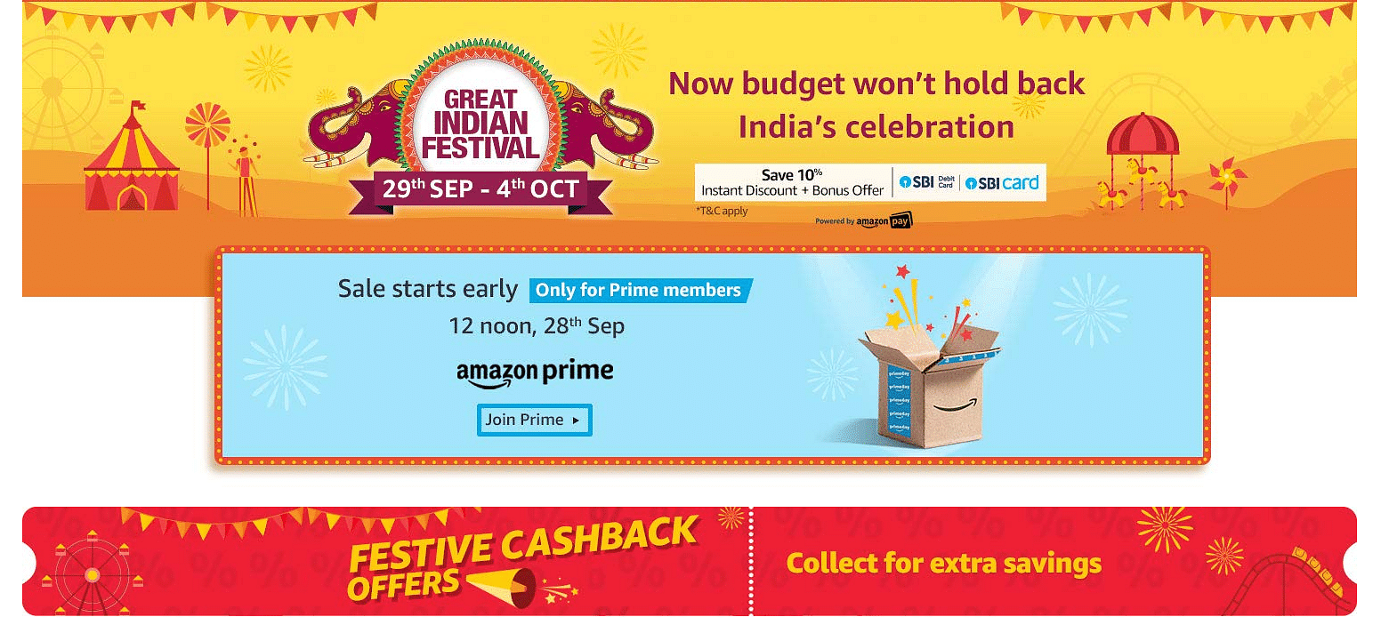 Amazon Great Indian Sale slated to kick off on September 29 (Picture Credit: Amazon India web-page screengrab)