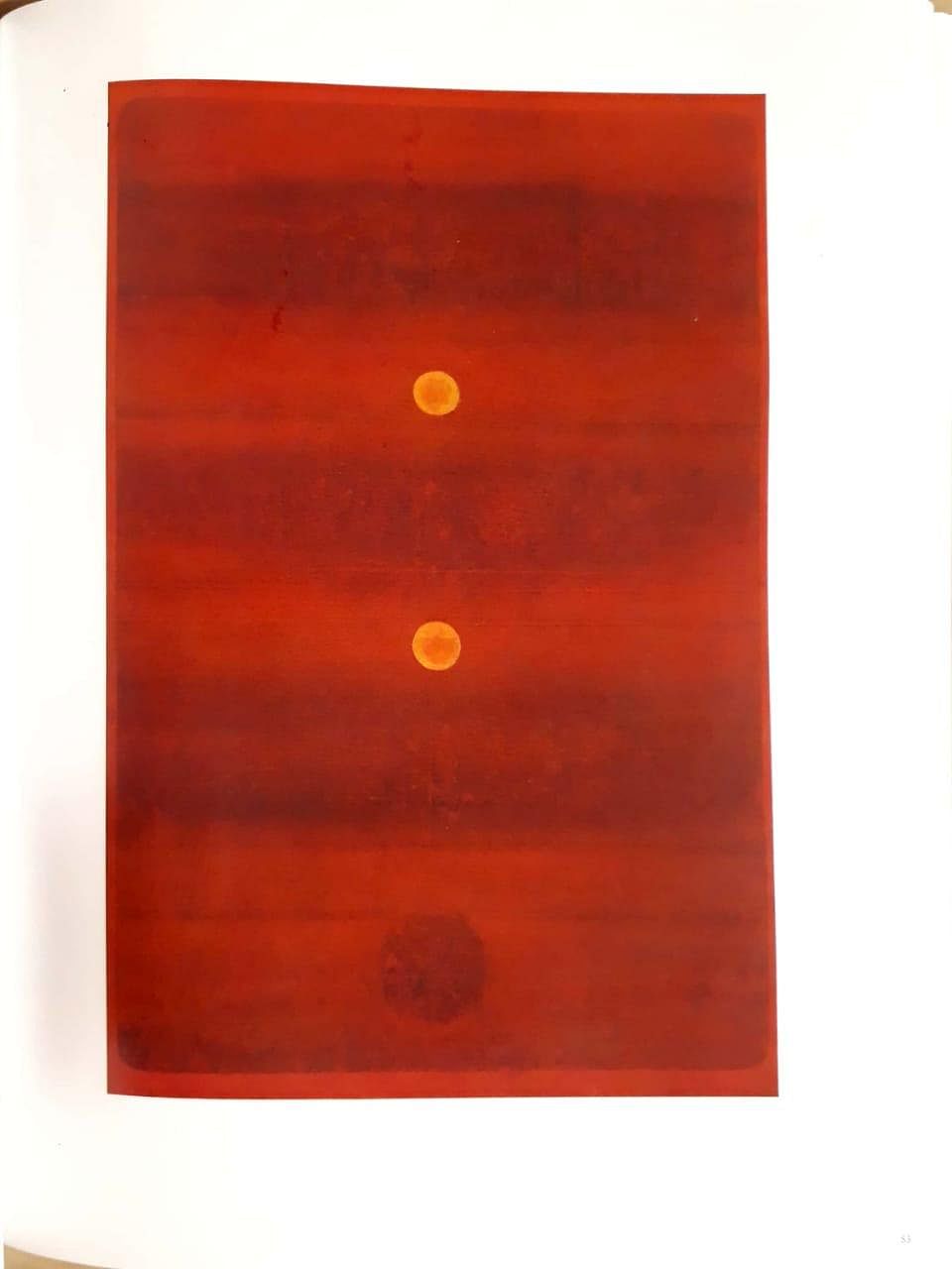 An untitled painting by VS Gaitonde (Credits: ANI/Twitter)