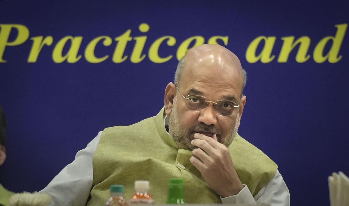 In a tweet, the Left leader attached a video grab of Shah in Parliament last month, in which the home minister said Abdullah was neither detained nor arrested. Photo/PTI