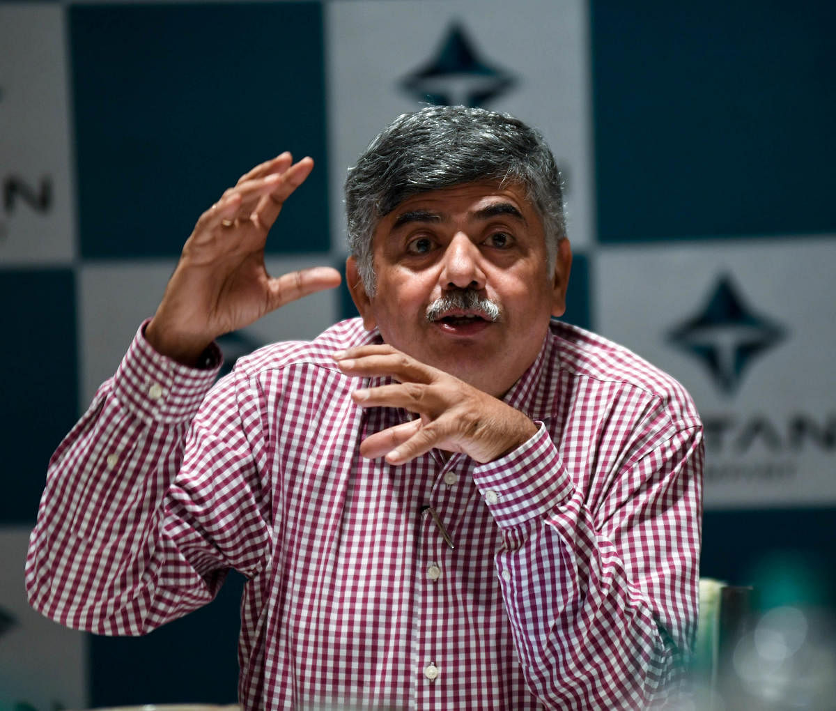Bhaskar Bhat, Managing Director, Titan Company Limited,. Photo/ B H Shivakumar