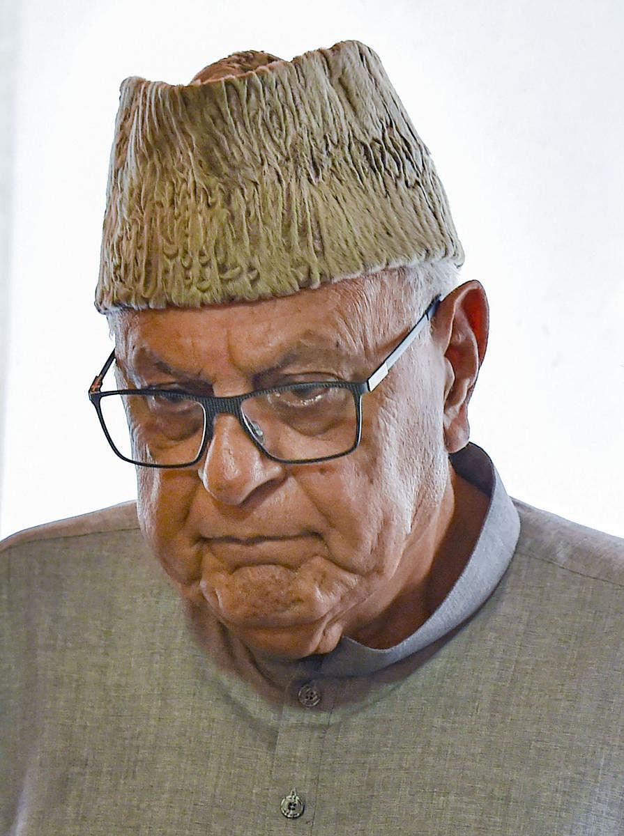 Farooq Abdullah has been kept in house arrest since August 5 (PTI File Photo)