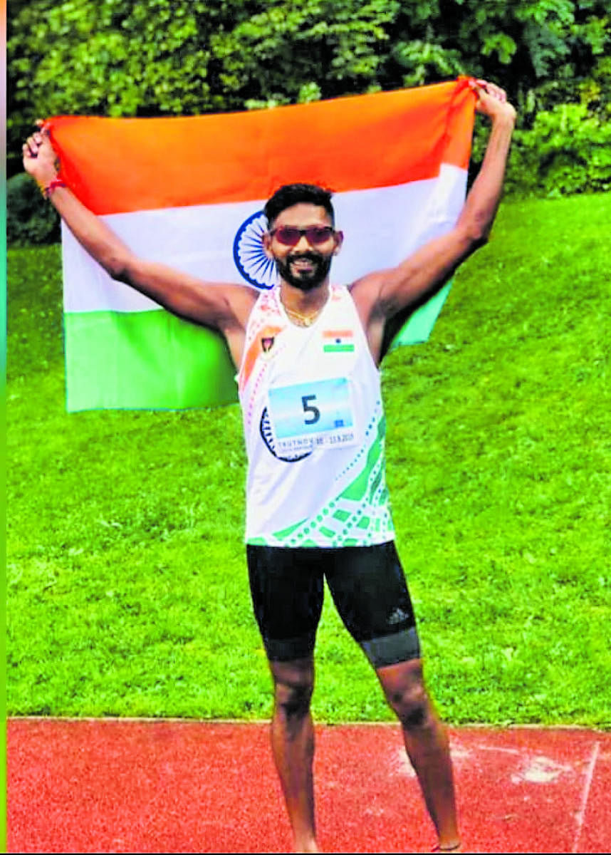 Vishambar Kolekar, a TTE with SWR, won two gold medals and a silver in the recently concluded World Railways Athletics C'ship in Czech Republic.