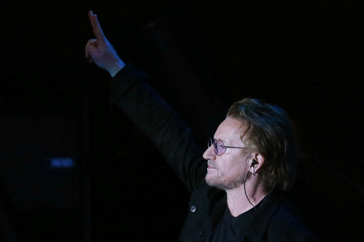Bono, U2 singer. Reuters photo