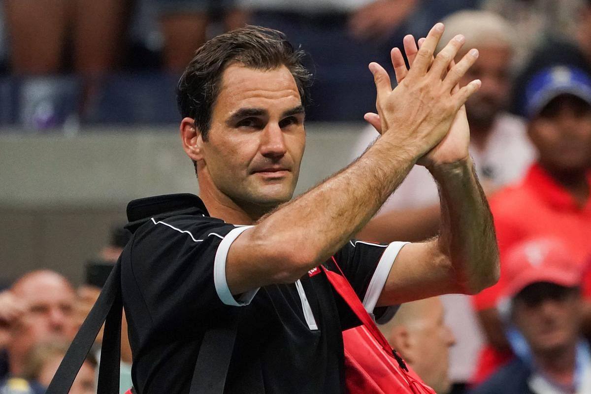 File AFP photo of Roger Federer. 