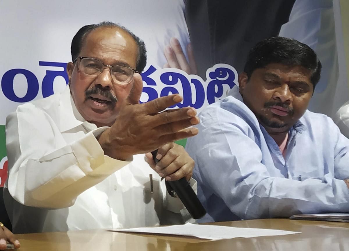 Senior Congress leader Veerappa Moily. (PTI Photo)