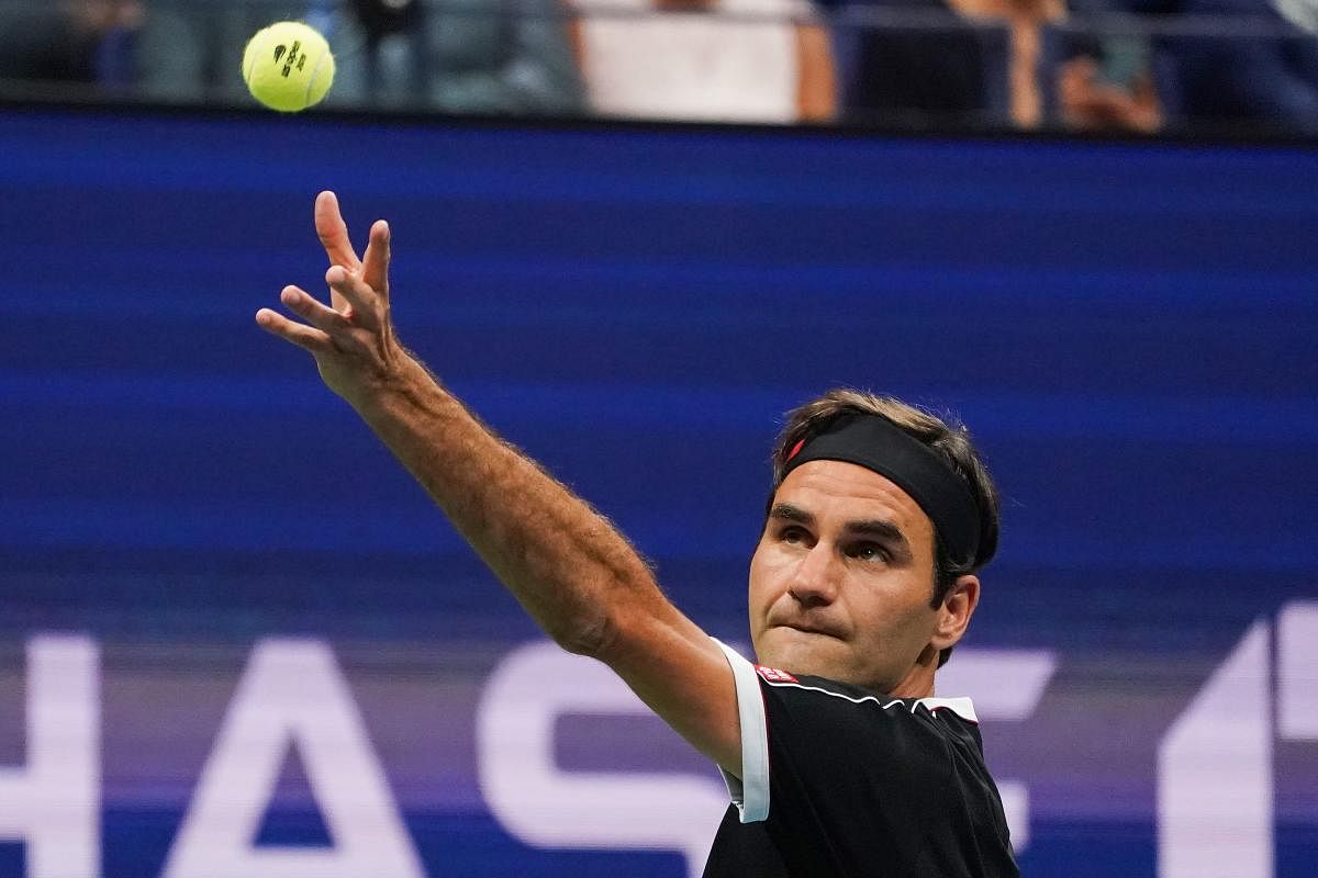 Roger Federer of Switzerland (Photo by AFP)