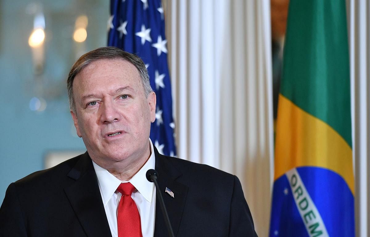 US Secretary of State Mike Pompeo (AFP Photo)