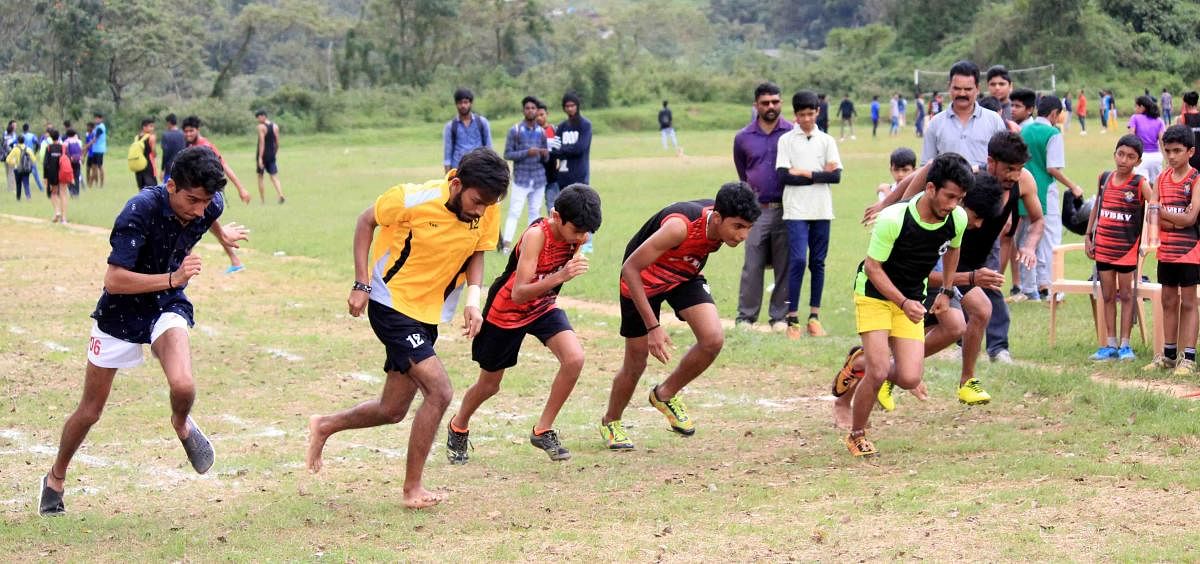 The taluk-level Dasara Sports Meet was held at General Thimayya Stadium in Madikeri on Wednesday.