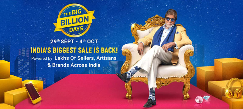 Flipkart's Big Billion Days sale will start next week in India (Picture Credit: Flipkart website screen grab)