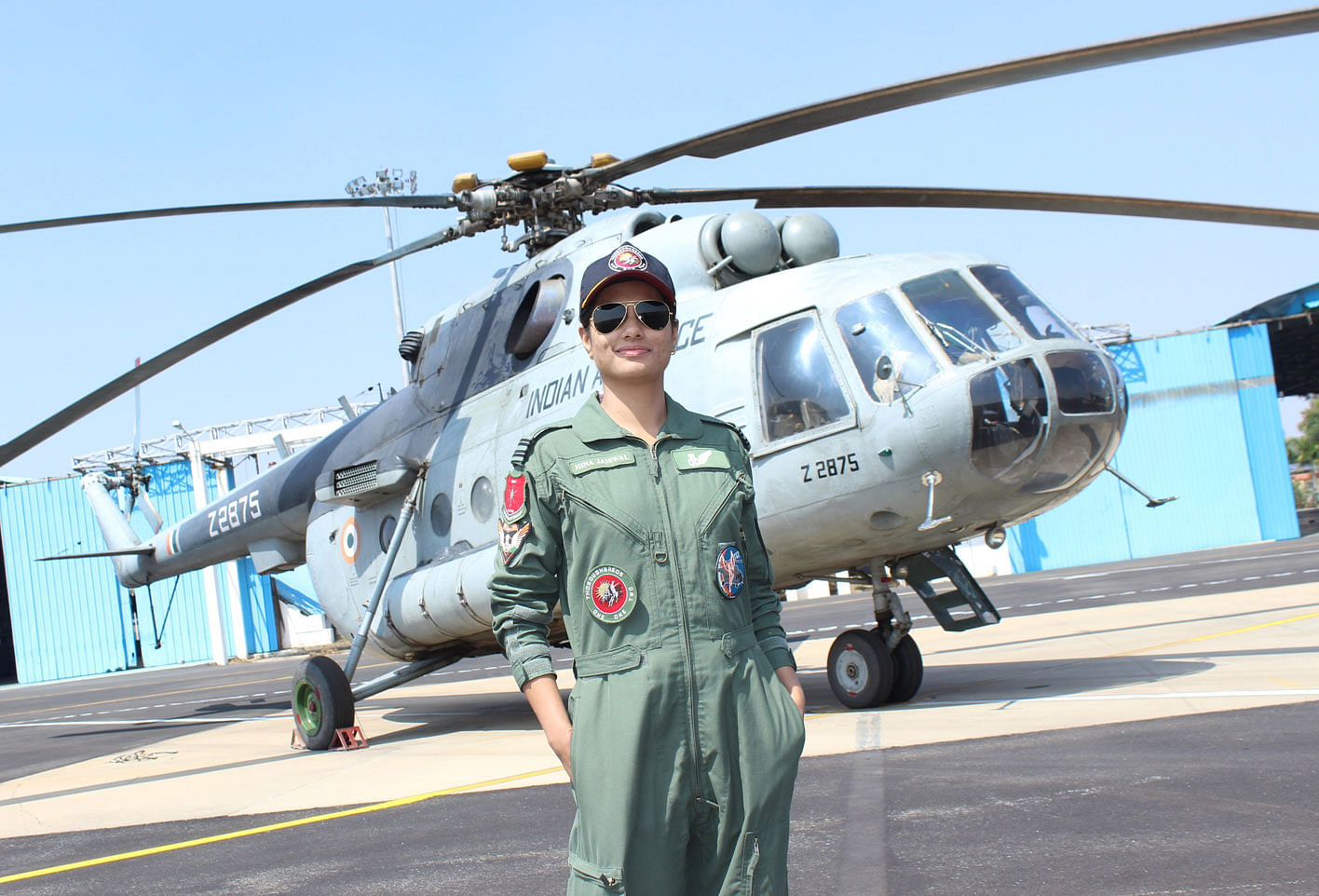 Flight Lieutenant Hina Jaiswal has created history by becoming the first Indian Woman Flight Engineer. She successfully completed the Flight Engineers’ course at 112 Helicopter Unit attached to the Air Force Station, Yelahanka here. 