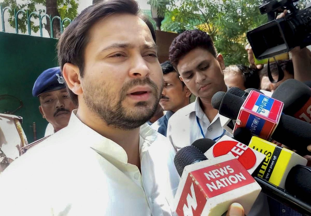 Leader of the Opposition in the Bihar Assembly, Tejashwi Yadav. (PTI Photo)