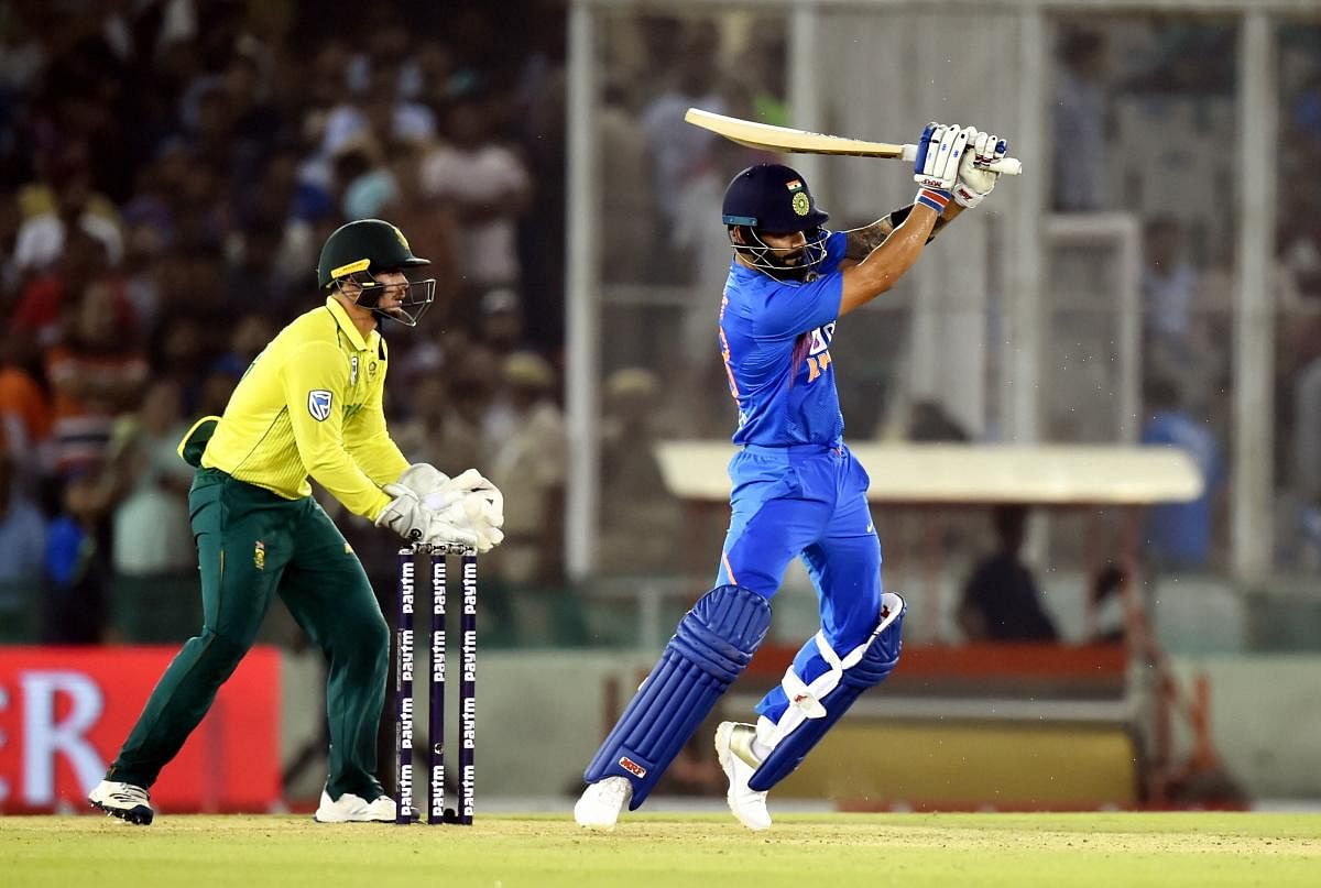 Kohli made a majestic 72* to take India to a comfortable victory over South Africa. PTI Photo