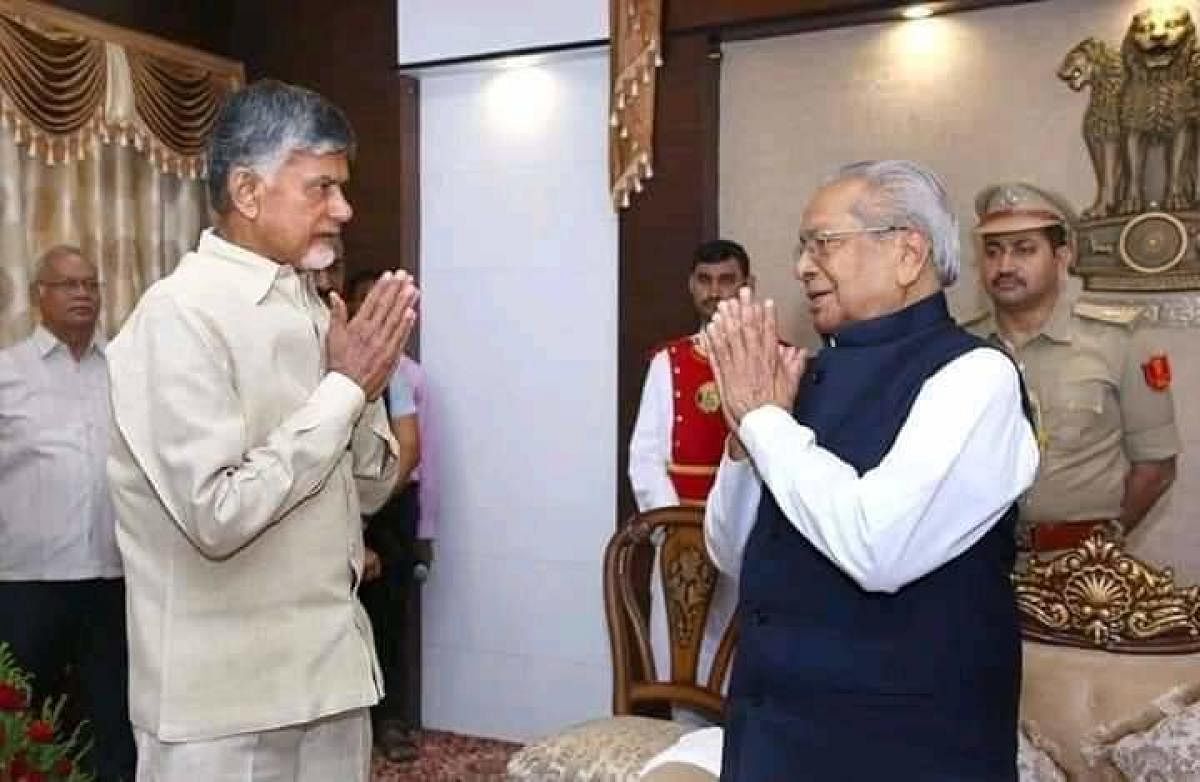  Reddy's govt misusing power to harass TDP leaders complains Naidu to governor