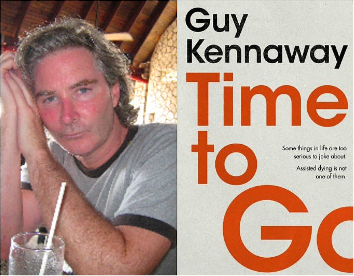 Guy Kennaway and his book 'Time to go'.