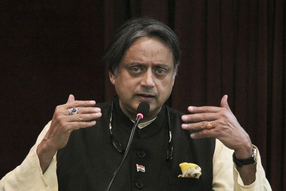 Congress MP Shashi Tharoor. (PTI Photo)