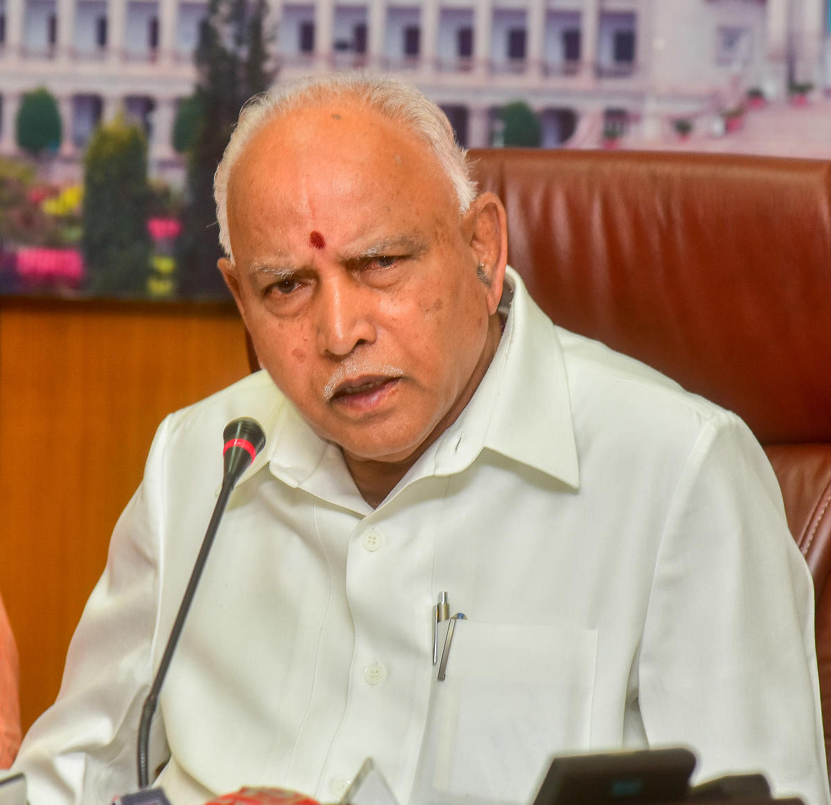 Chief Minister B S Yediyurappa