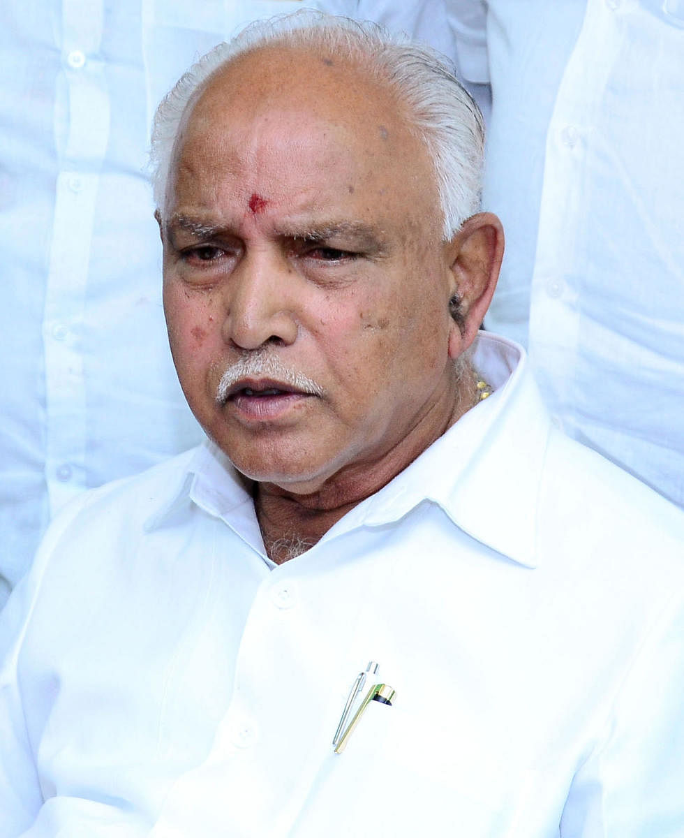 Karnataka CM B S Yediyurappa (Photo: DH Photo/Govindraj Javali)