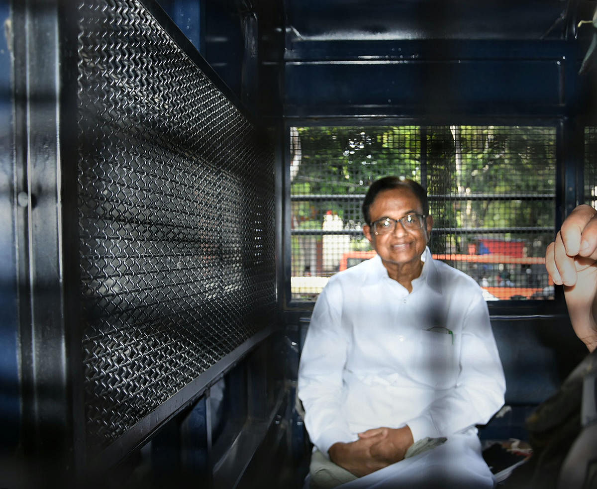 Chidambaram, who is lodged in Tihar jail, has been active on the microblogging site, with his family keeping his account alive. Photo/PTI