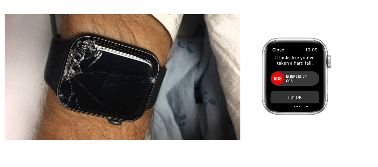 Apple Watch Series 4 saved a man's life in the US (Picture Credit: Gabe Burdett/Facebook)