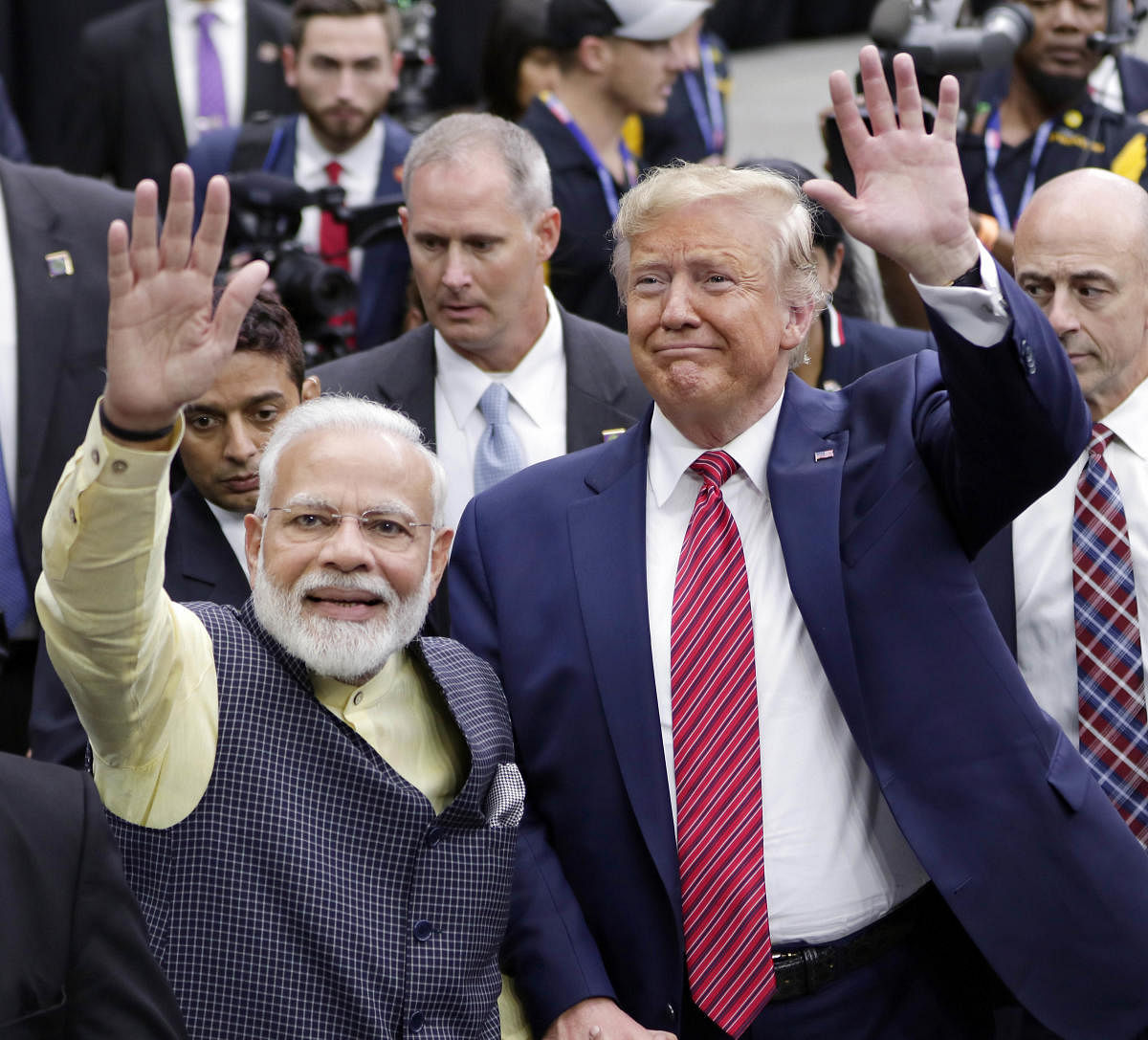 Prime Minister Narendra Modi and President Donald Trump. (AP/PTI) Photo)