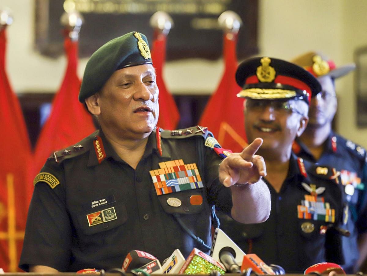 Chief of the Army Staff General Bipin Rawat. (PTI File Photo)