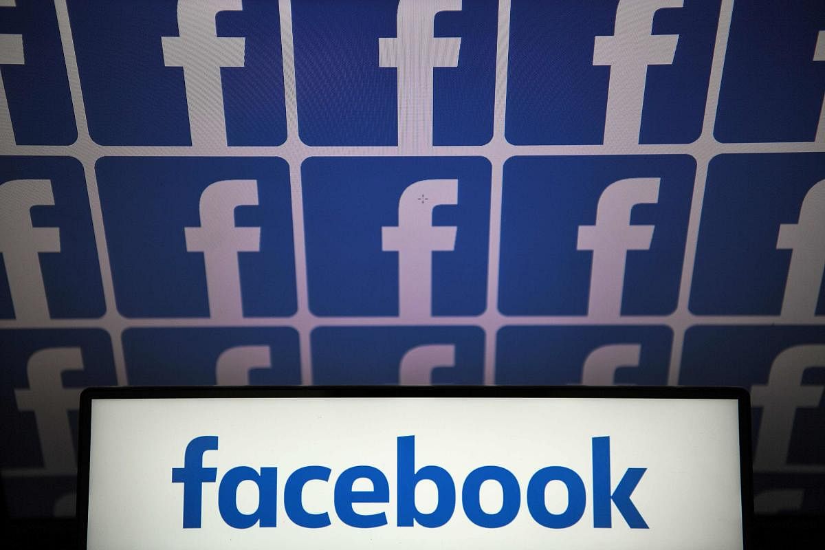 US online social media and social networking service, Facebook. (AFP Photo)