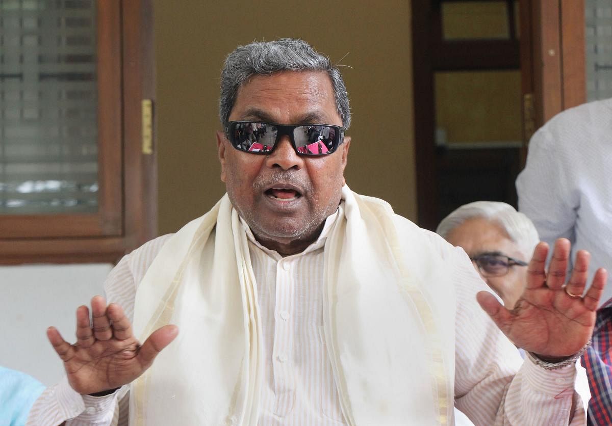 Former Karnataka chief minister Siddaramaiah. PTI Photo