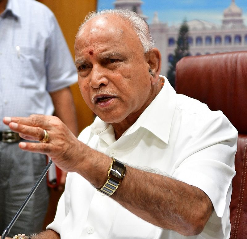 Karnataka CM Yediyurappa.