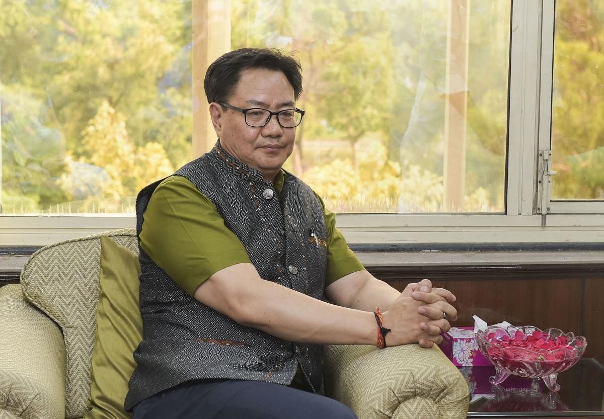 Minister of State (Independent Charge) for Youth Affairs and Sports, Kiren Rijiju. PTI File Photo