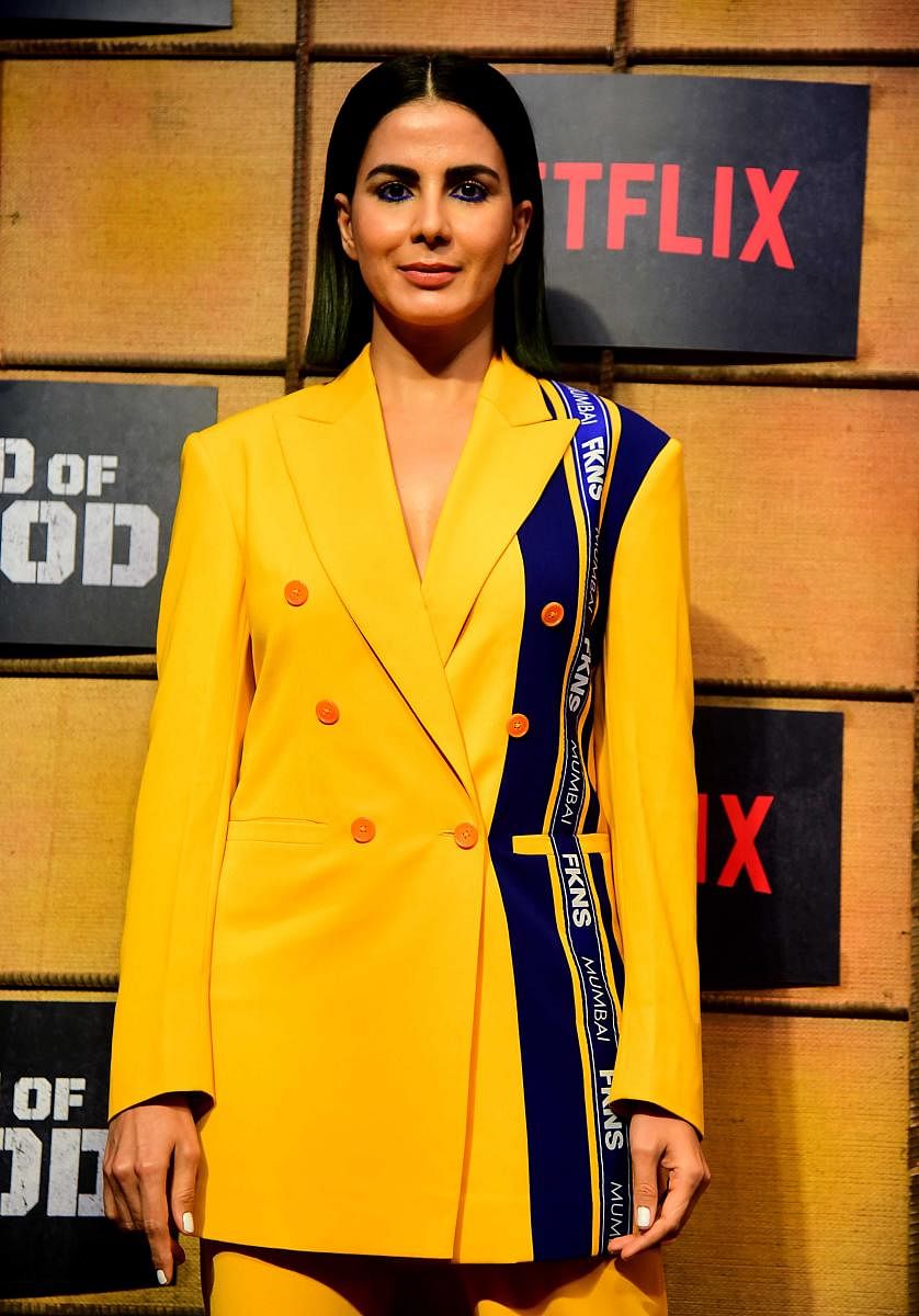 Indian Bollywood actress Kirti Kulhari attends a screening of upcoming Indian spy thriller Netflix web series "Bard of Blood" in Mumbai. (Photo by AFP)