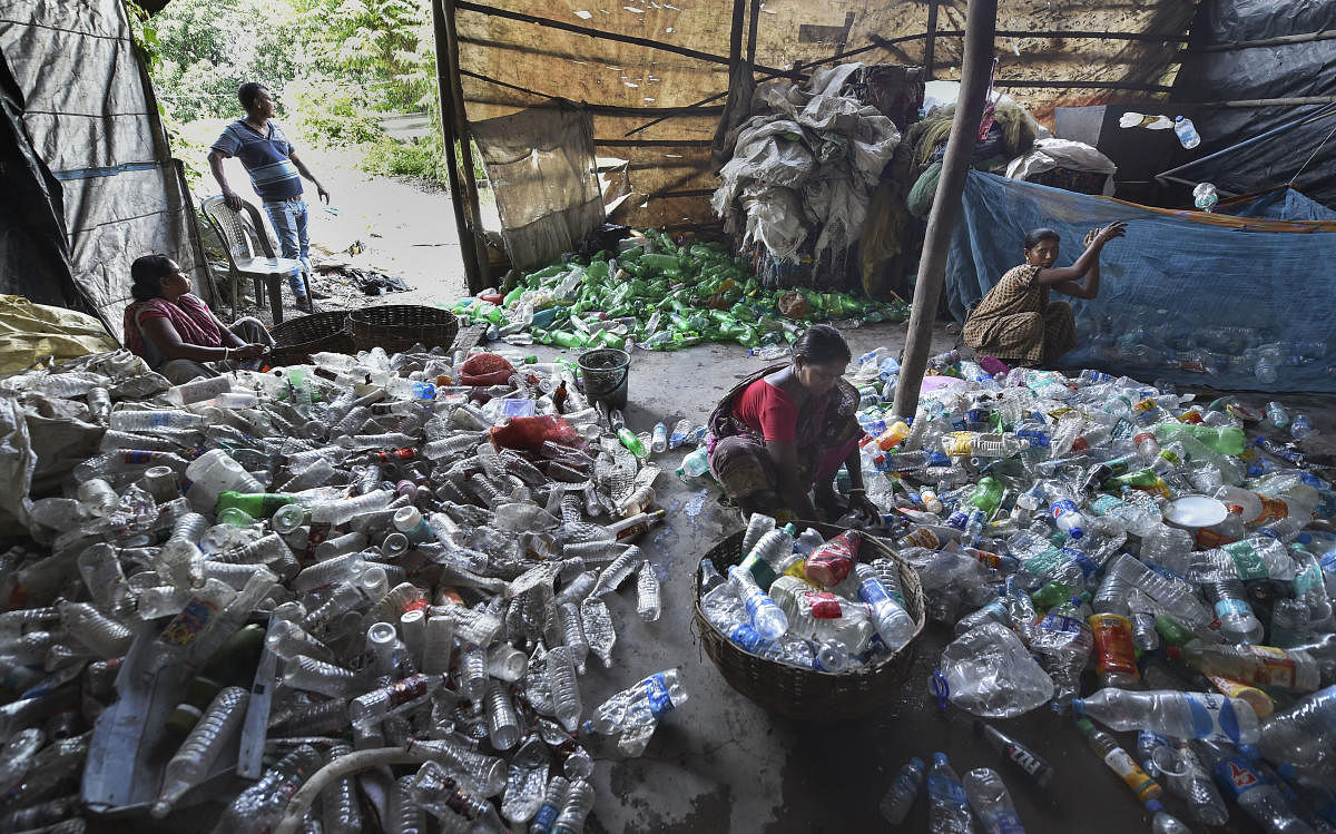 Two officials said there would be no immediate move to ban plastic bags, cups, plates, small bottles, straws and certain types of sachets and instead the government would try to curb their use. (PTI File Photo)