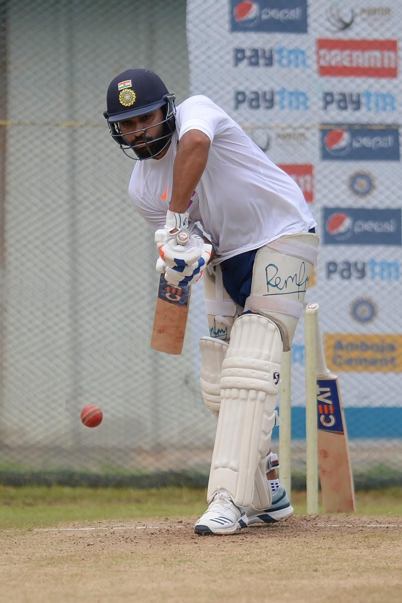 Rohit Sharma will be front and centre as India experiment with him as an opener in the first Test in Visakhapatnam. AFP