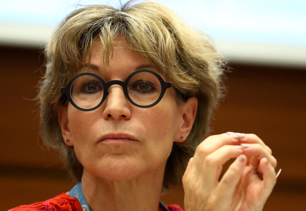 Agnes Callamard, UN special rapporteur on extrajudicial executions who issued report on the murder of Saudi journalist Jamal Khashoggi. (Reuters File Photo)