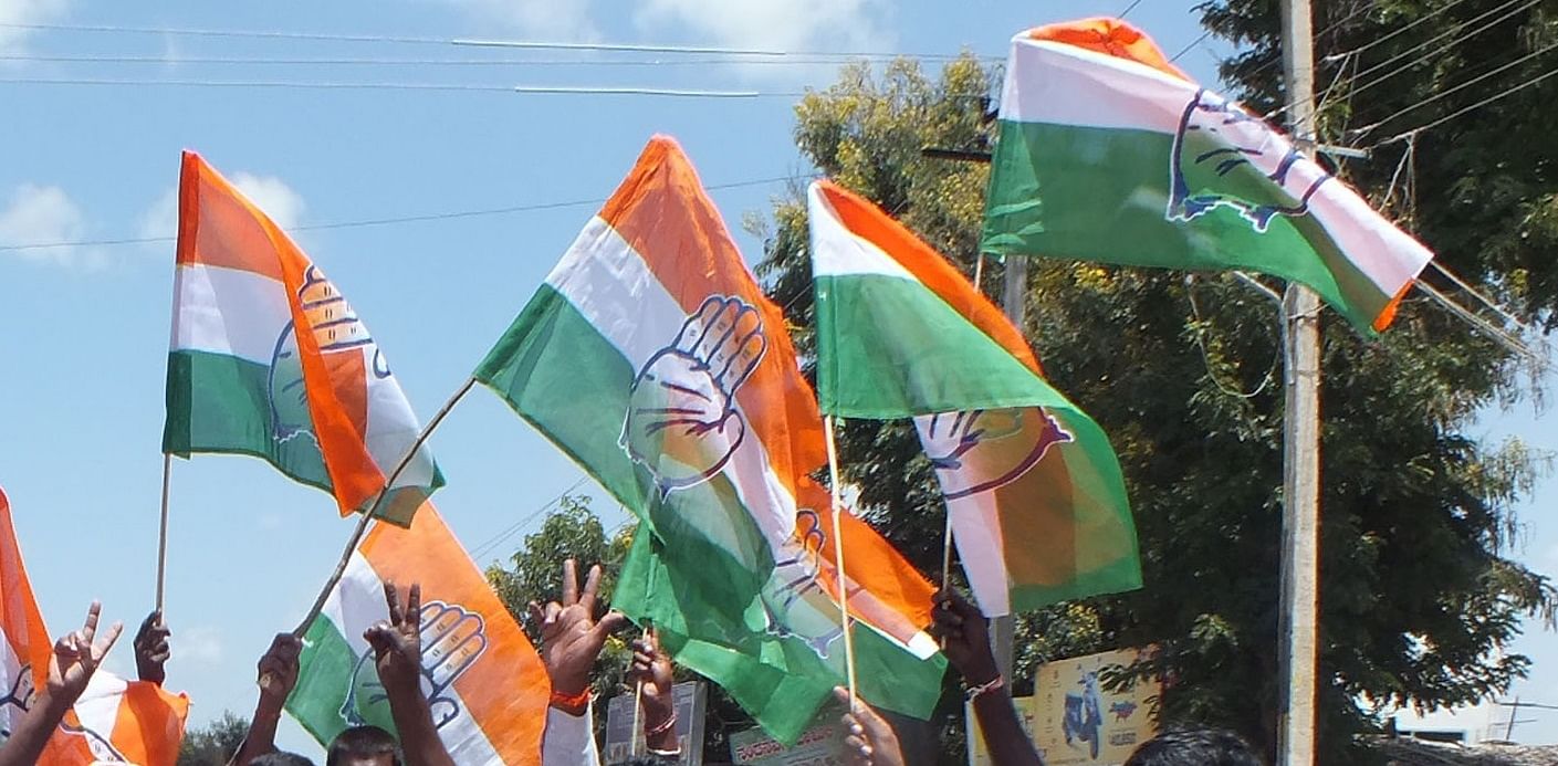 Indian National Congress flag.