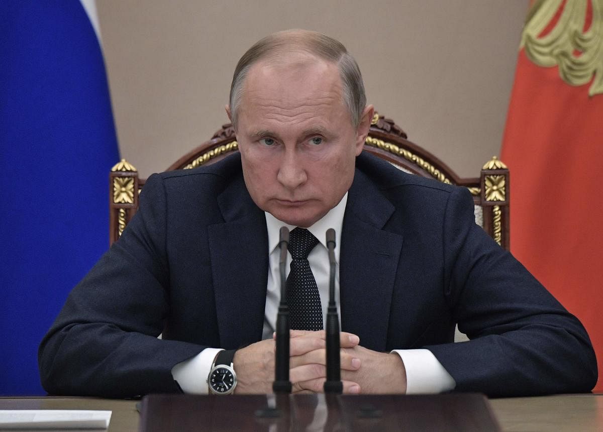 Russian President Vladimir Putin. (Photo by AFP)