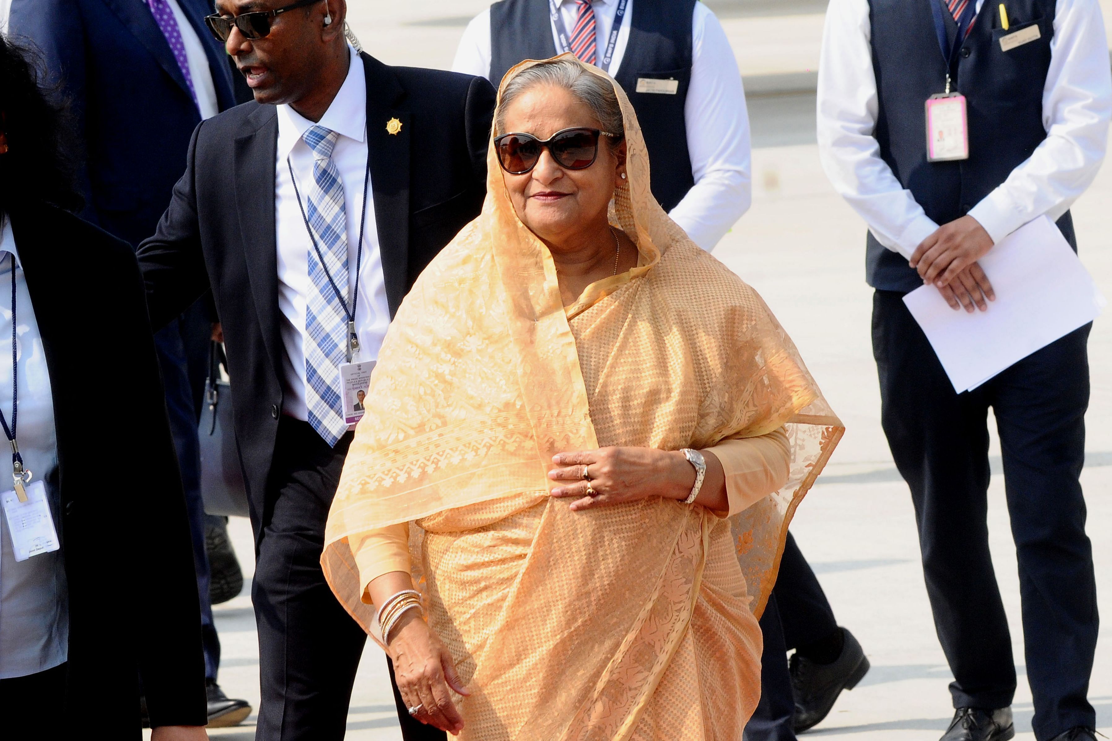 Bangladeshi prime minister Sheikh Hasina. (AFP Photo)