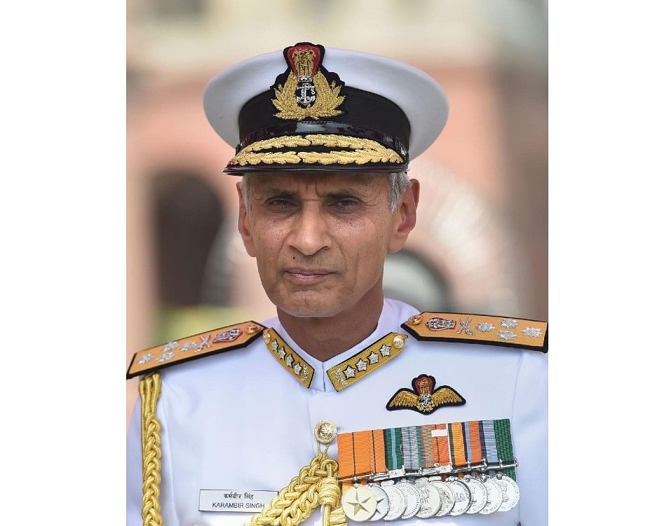 Admiral Karambir Singh, the 24th Chief of the Naval Staff (PTI Photo)
