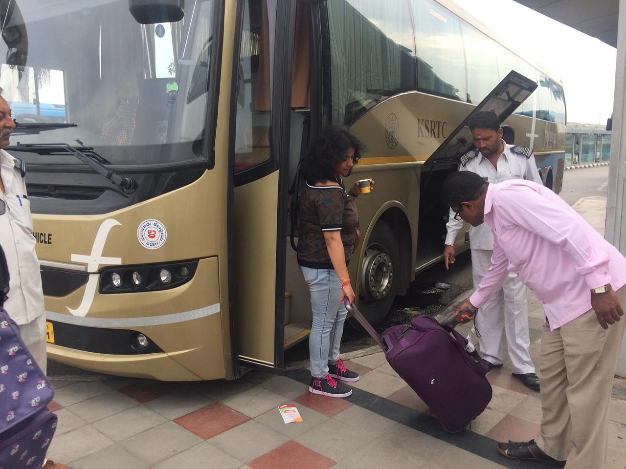 The operation of air-conditioned Volvo buses between Mangaluru and Kasargod, by Karnataka State Road Transport Corporation (KSRTC), Mangaluru Division, has been stopped. (DH Photo)