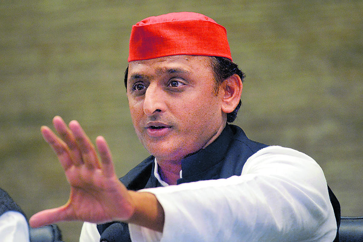 Samajwadi Party president Akhilesh Yadav. (AFP Photo)