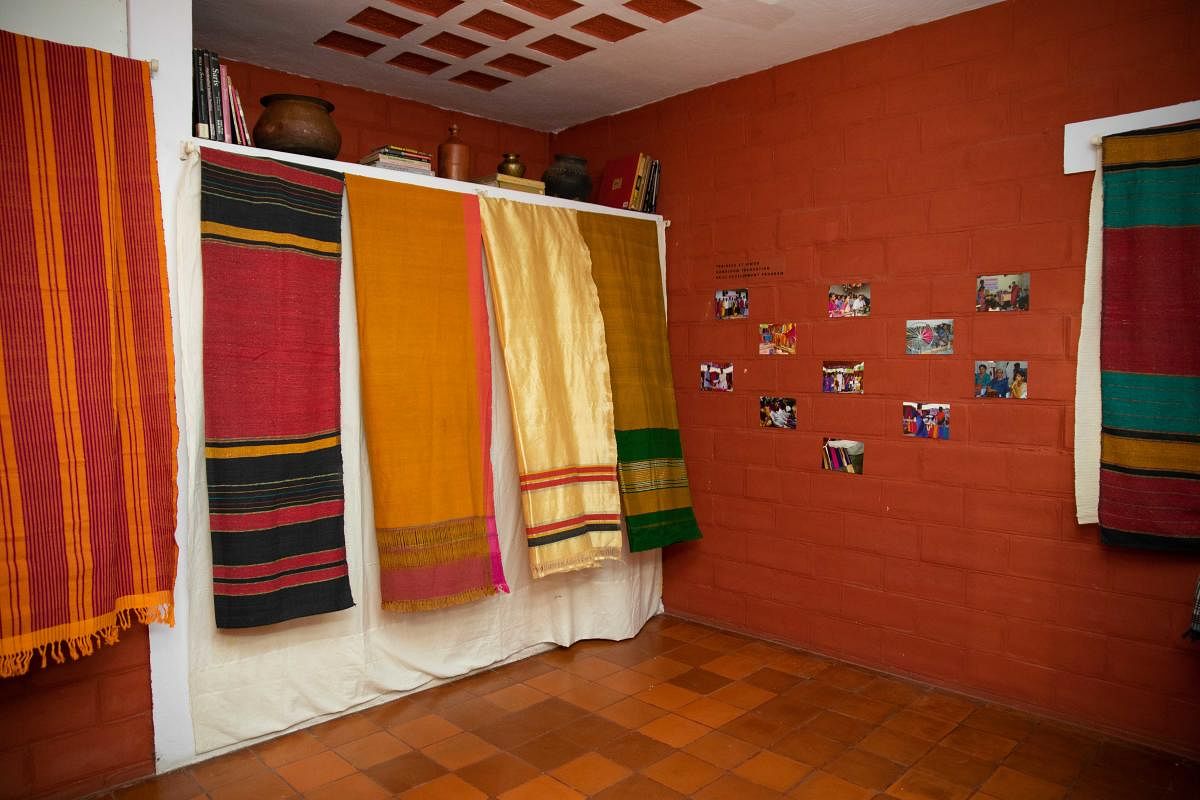 Sarees at Vimor Museum ofLiving Textiles