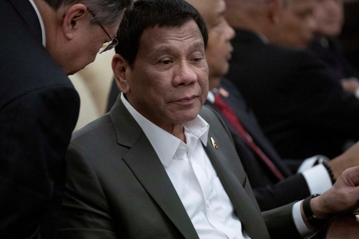 Philippine President Rodrigo Duterte. (Reuters Photo)