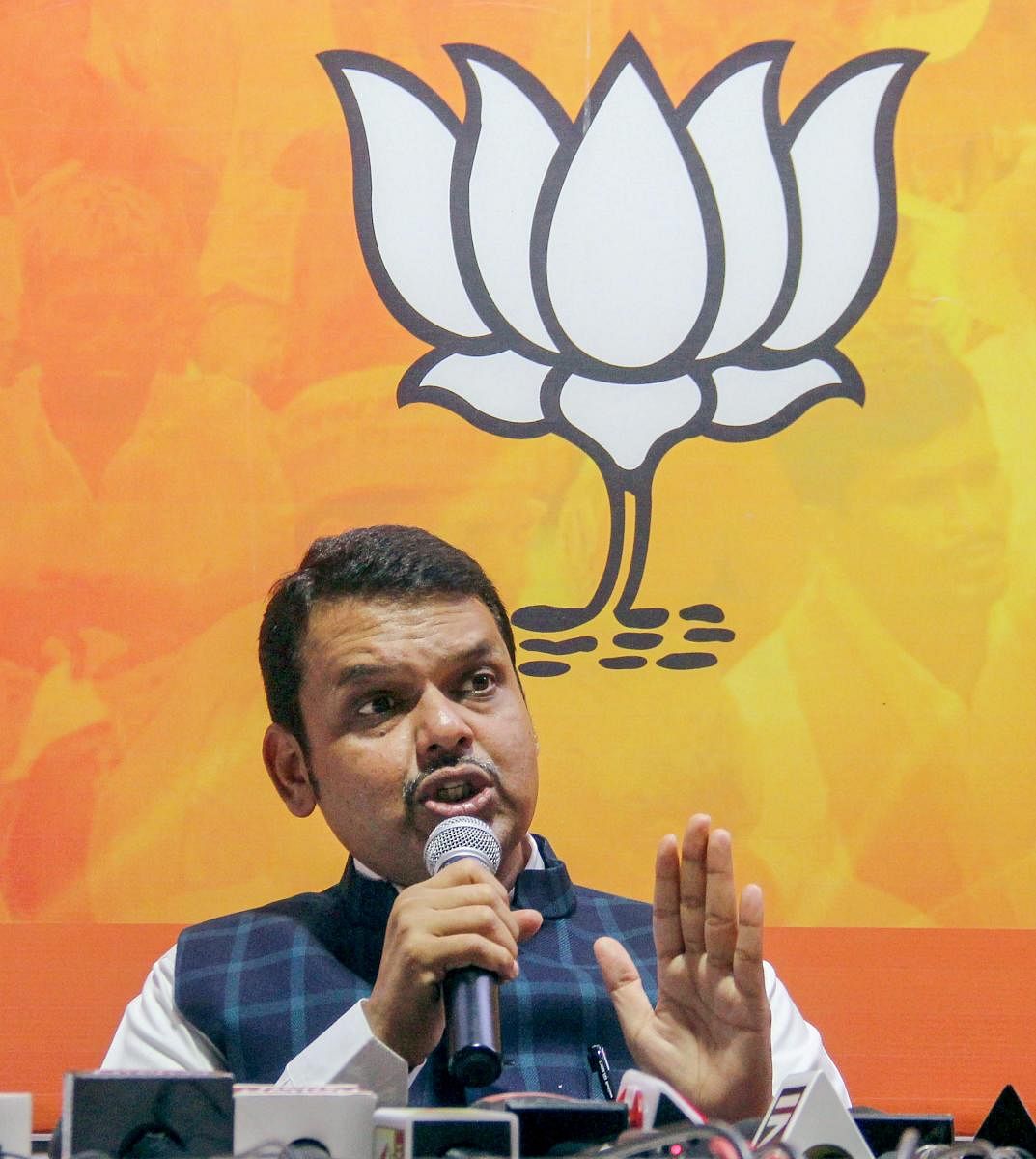 Fadnavis' Congress opponent Ashish Deshmukh termed the bungling in the name as "forgery" and accused the chief minister of "trying to hide something". Photo/PTI