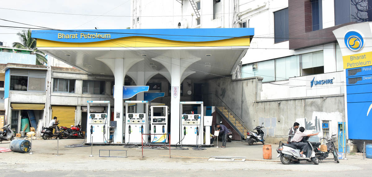 Bharat Petroleum bun in Bengaluru. (Photo by Janardhan B K)