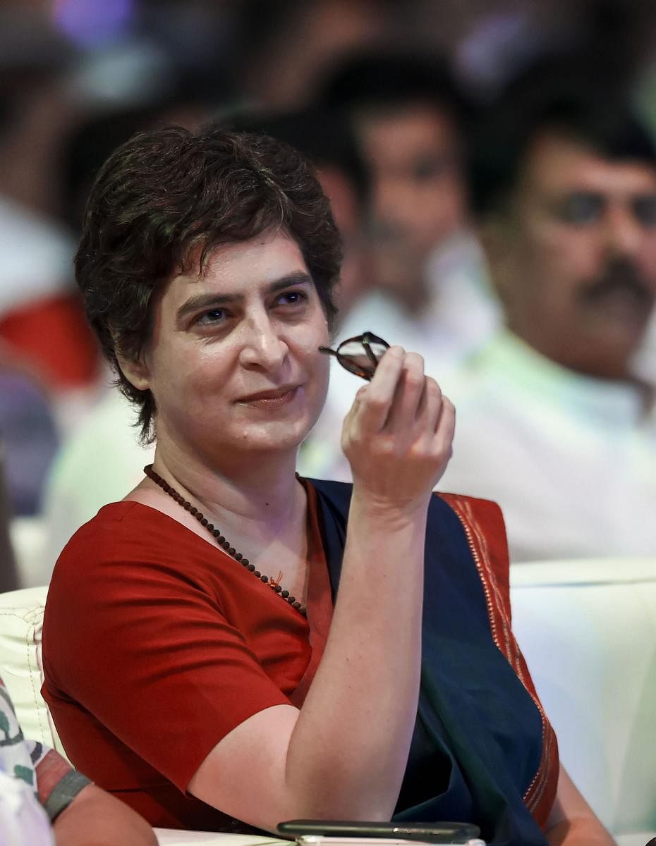 Priyanka Gandhi took to Twitter to attack the government over the country's low economic growth. (PTI File Photo)