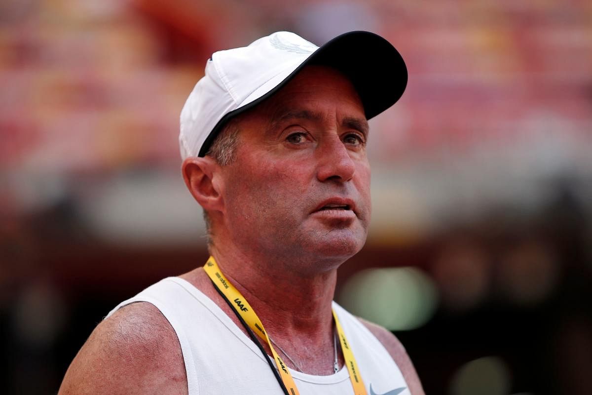 Salazar was banned on Tuesday for four years for doping violations when the U.S. Anti-Doping Agency (USADA) announced the punishment for "orchestrating and facilitating prohibited doping conduct". Photo/AFP