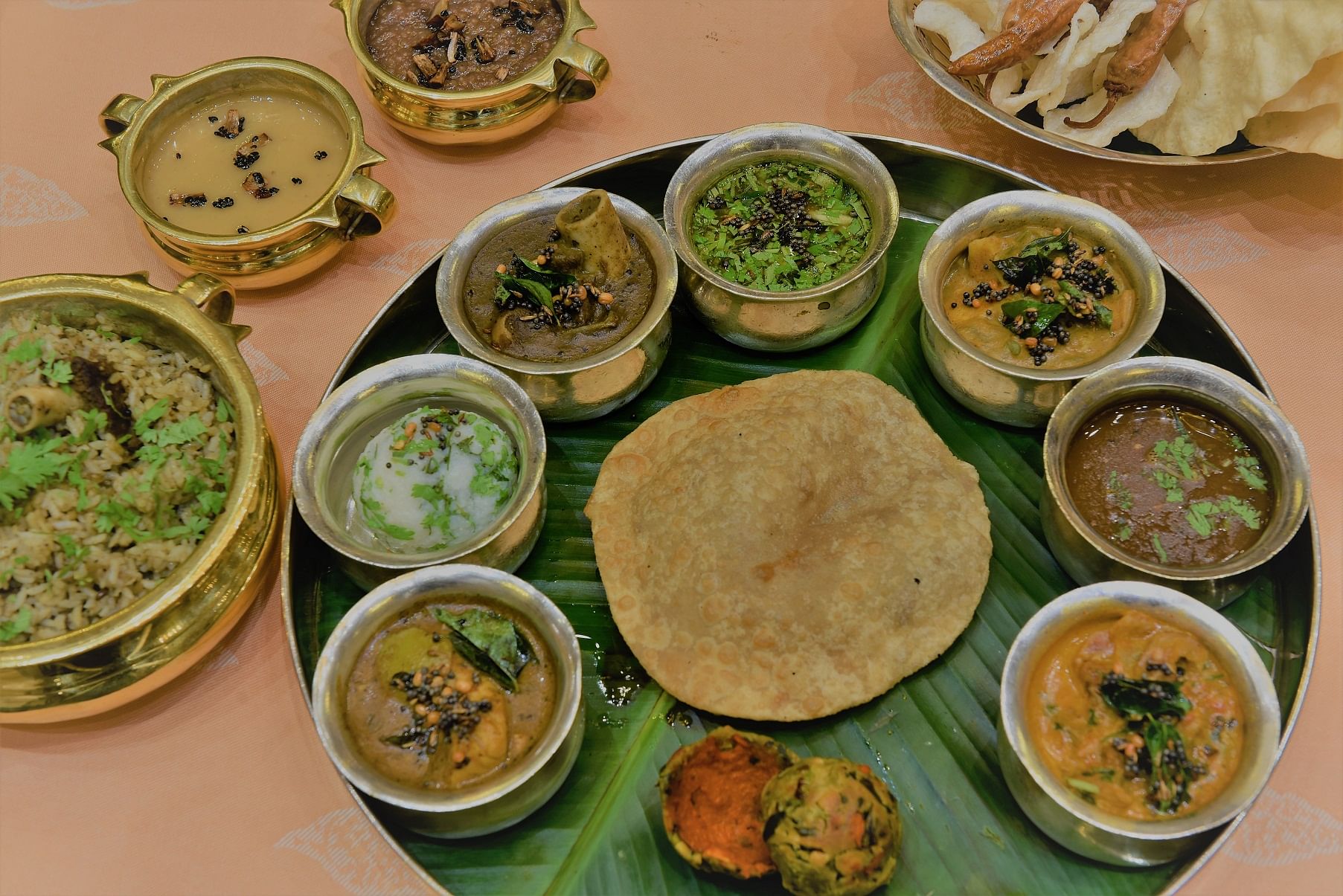 The dishes explored food from the Cholas, Vijayanagar, Sethupati and Kakatiya dynasties.