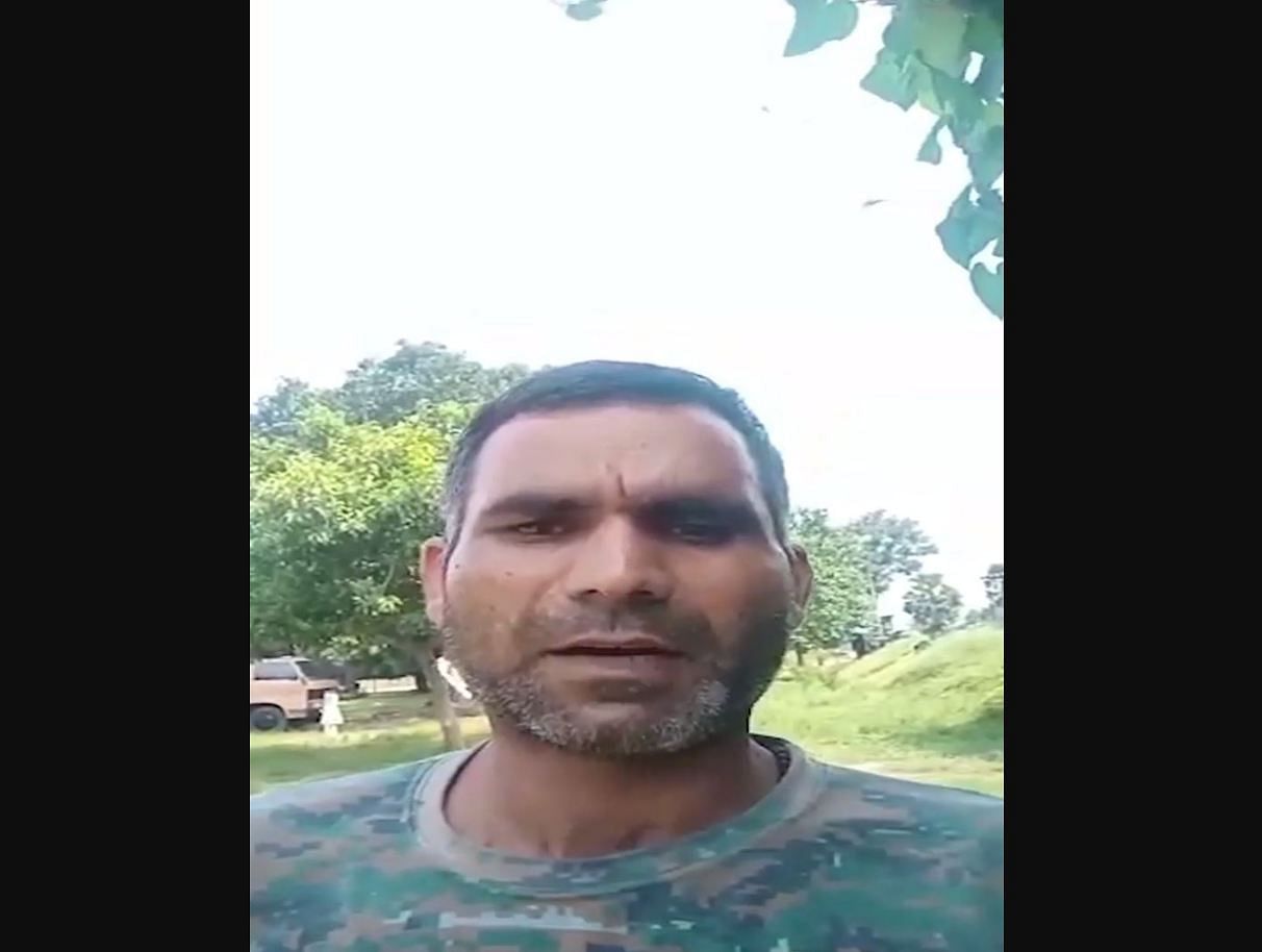 The jawan identified himself as Pramod Kumar posted as a constable with the 74th battalion of the Central Reserve Police Force (CRPF) in Naxal-hit Sukma district. Photo/Video screengrab