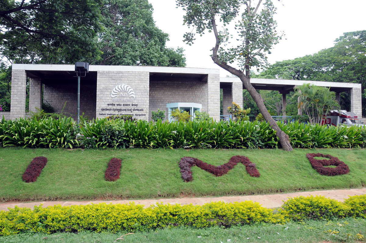 Indian Institute of Management Bangalore in Bengaluru. Photo/ S K Dinesh
