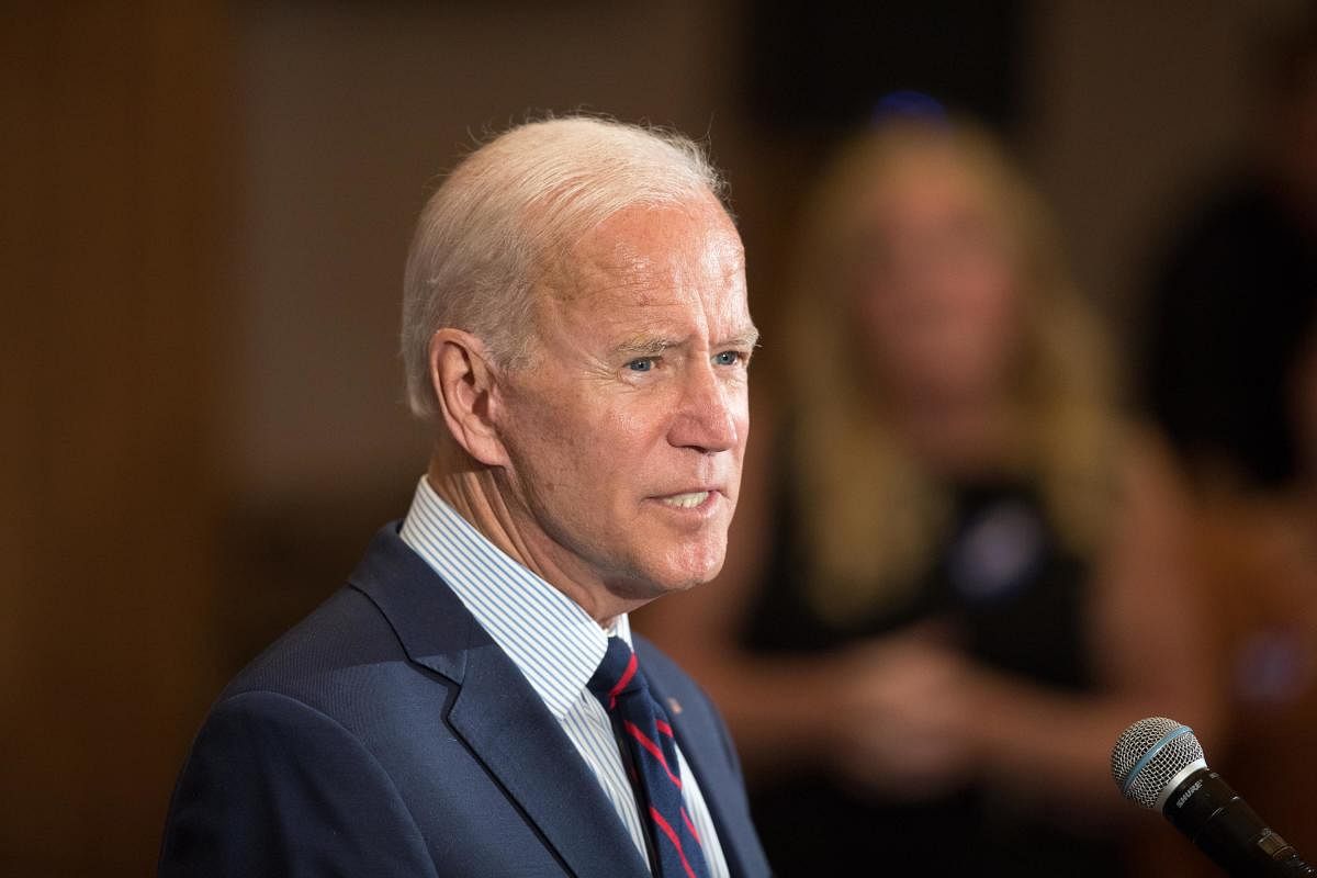 Democratic presidential candidate, former Vice President Joe Biden. (AFP Photo)